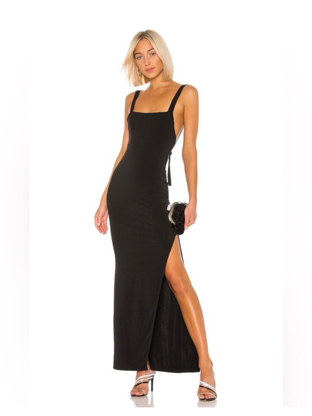 Lovers + Friends Ryan Black Long Dress